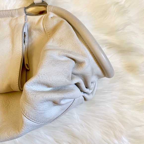 Tentazione Due White Leather Satchel - Picture 7 of 8